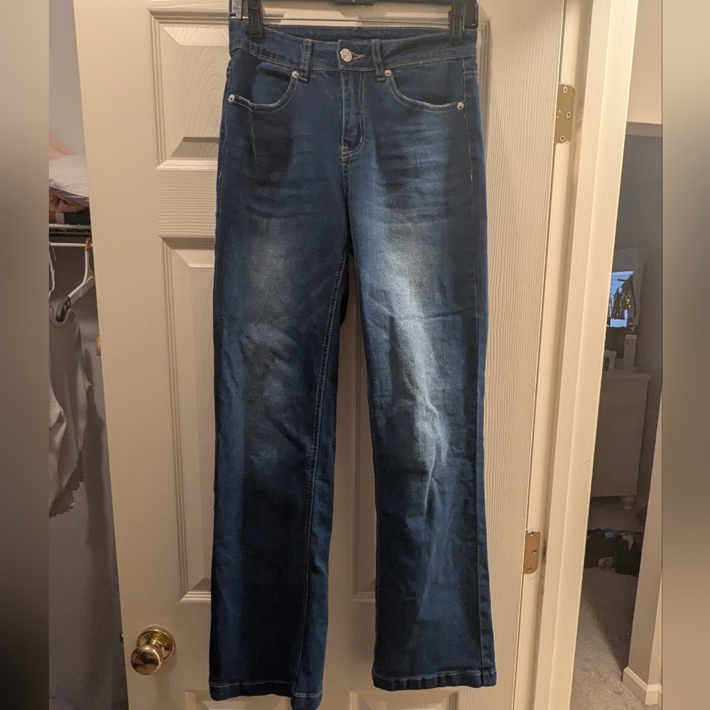 Dark Blue Women's Jeans | XS